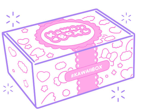 Monthly subscription box with kawaii cute stuff from Kuromi, Cinnamoroll, My Melody, Hello Kitty, Sailor Moon, Cardcaptor Sakura Pompompurin and more!