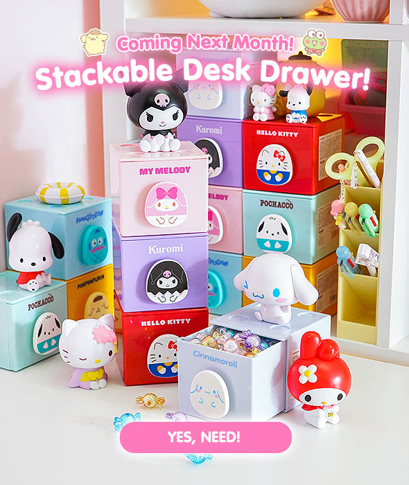 Organize Your Desk With This Sanrio Drawer! Kawaii Box